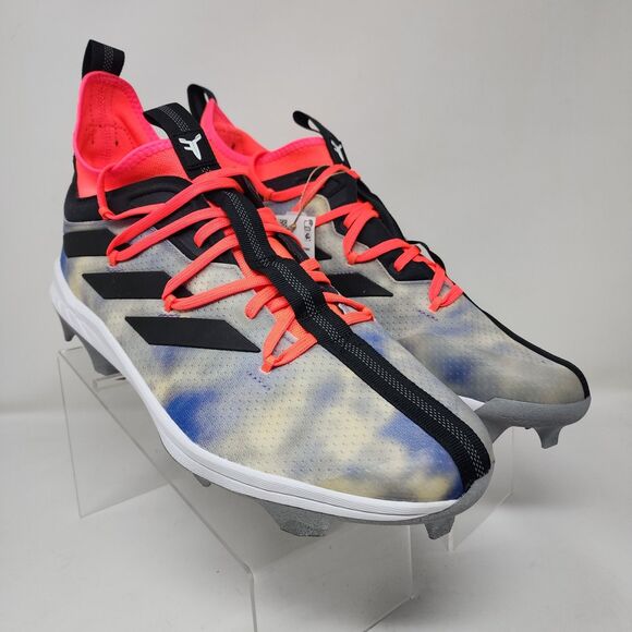 Adidas Baseball Cleats Mens 14 Grey Adizero Afterburner Daniel Patrick Logo - Picture 1 of 8